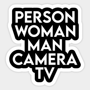 person woman man camera tv Sticker